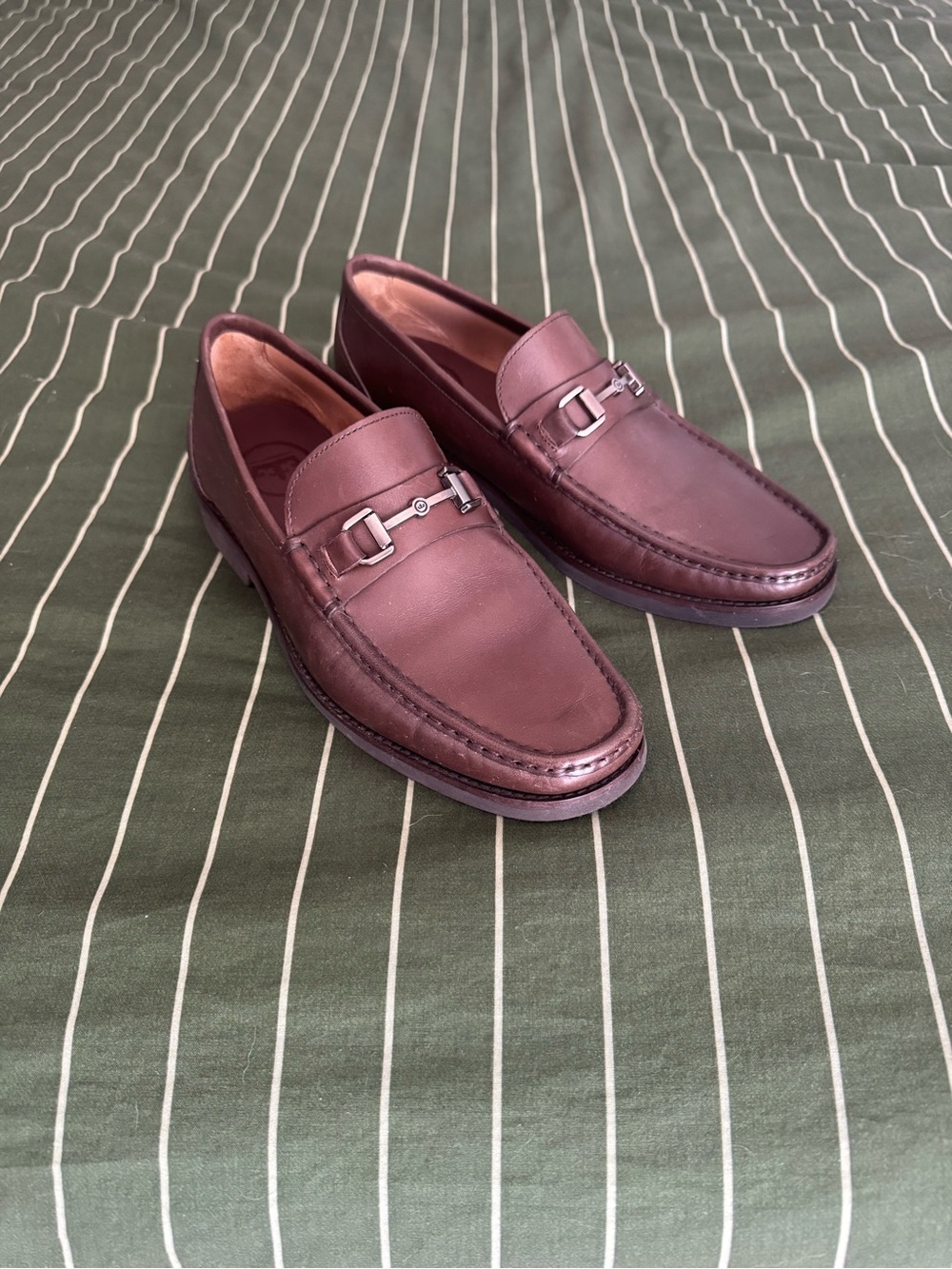 Peter Millar Crown Leather Bit Loafers